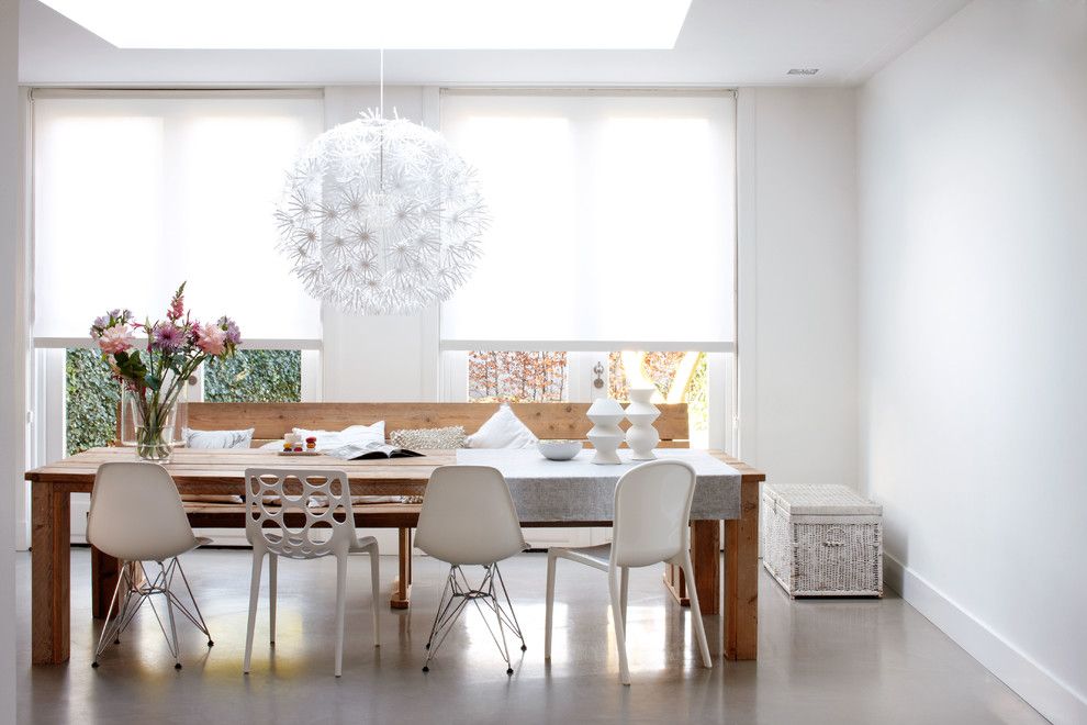 Ikea Akurum for a Contemporary Dining Room with a Dining Room and Contemporary Dining Room by Budget Blinds