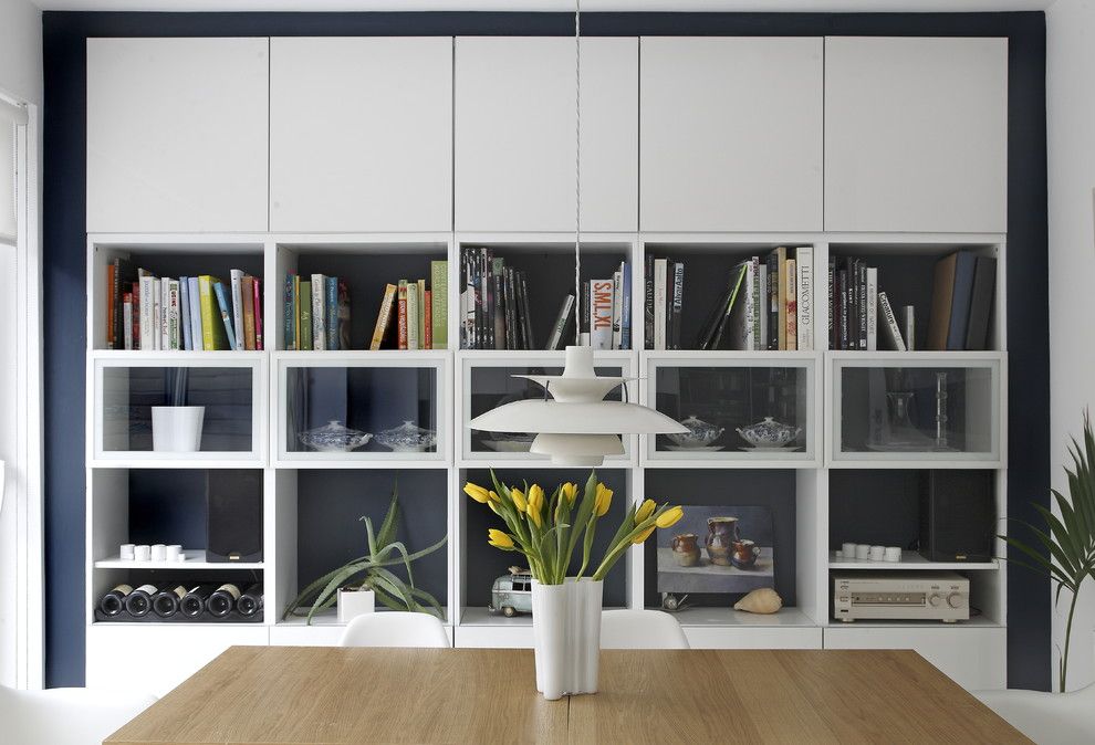 Ikea Besta Cabinet for a Contemporary Dining Room with a Storage and Kitchen/dining Room Storage by Optimise Design