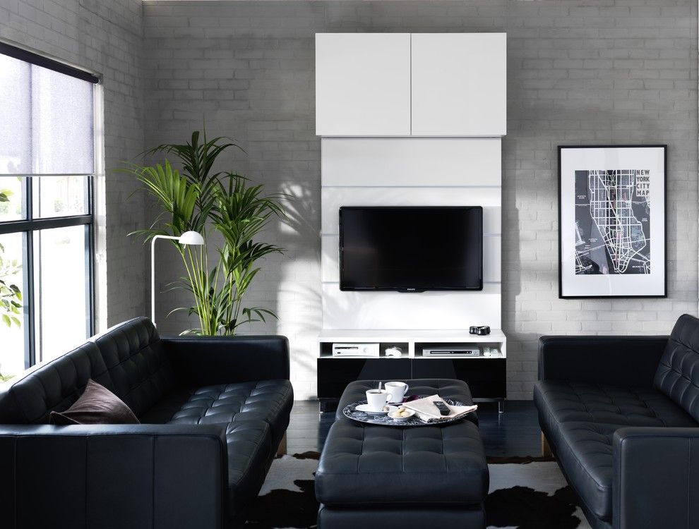 Ikea Karlstad for a Modern Living Room with a Modern and Ikea Living Room by Ikea