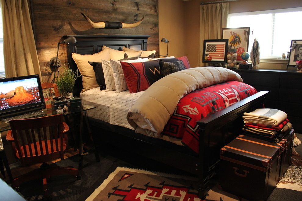 Ikea Malm for a Southwestern Bedroom with a Rustic and Master Bedroom by the Cavender Diary