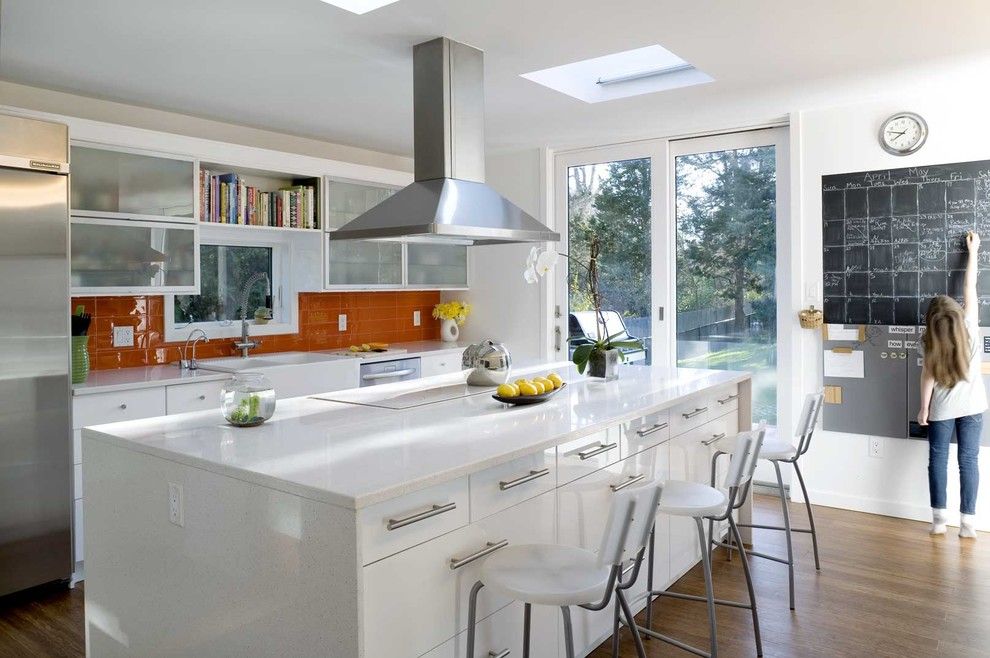 Ikea Quartz Countertops for a Contemporary Kitchen with a Magnetic Board and Asap Kitchen 2w Copy.jpg by Studio Kiss   Asap House