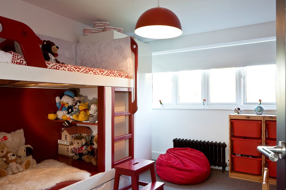 Ikea Trofast for a Modern Kids with a Built in Storage and Wickets by Boutique Homes