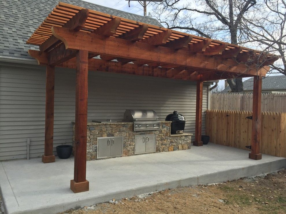 Jack Wills Tulsa for a Transitional Patio with a Outdoor Dining and Outdoor Kitchens by Jack Wills Patio & Fireplace