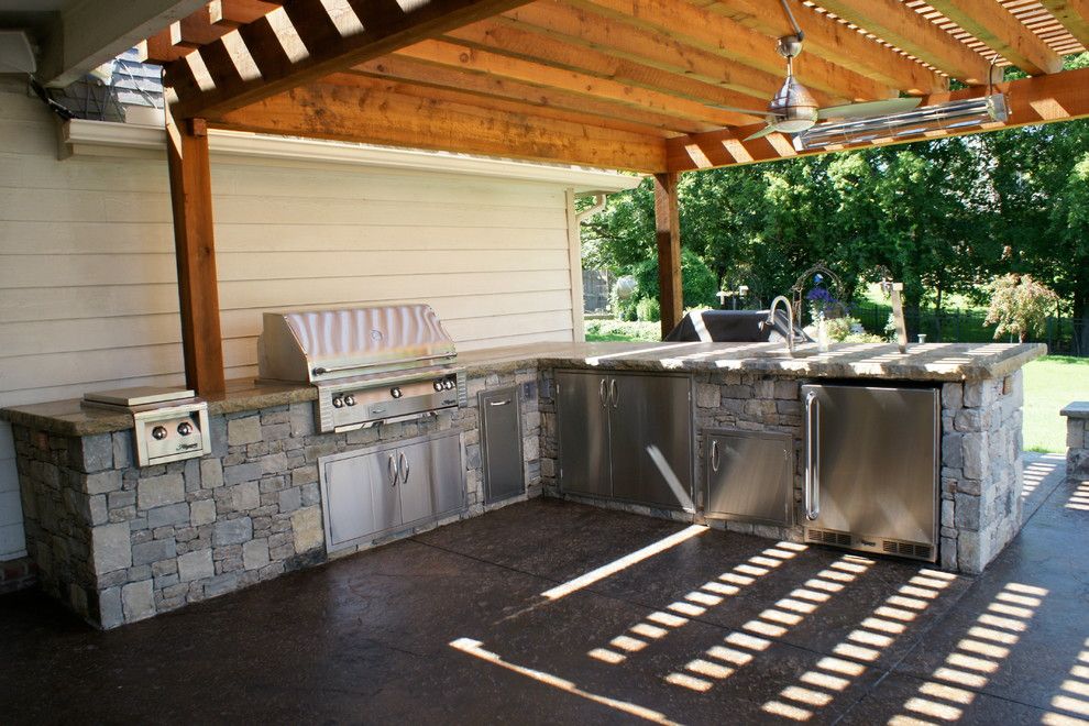 Jack Wills Tulsa for a Transitional Patio with a Outdoor Dining and Outdoor Kitchens by Jack Wills Patio & Fireplace