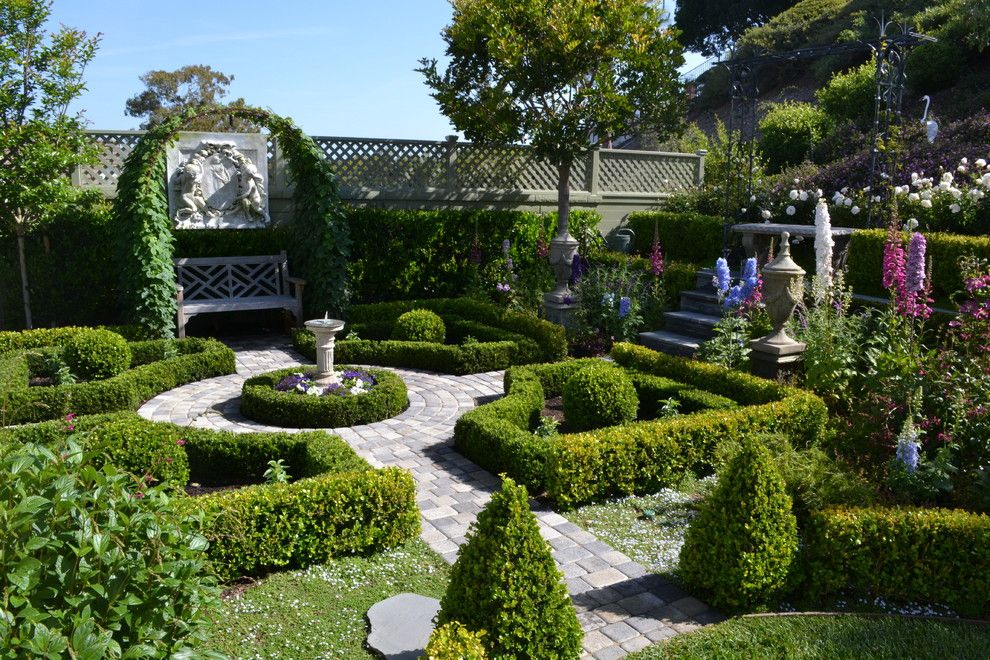 Jung Garden Center For A Traditional Landscape With A Stone Wall