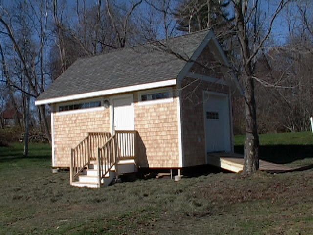 Kayak Shed for a Craftsman Shed with a Craftsman and Great Diamond Island, 