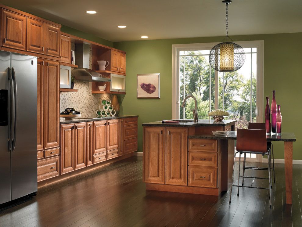 Kemper Cabinets for a Traditional Kitchen with a Transitional and Kemper Cabinets Traditional by H.g. Page & Sons