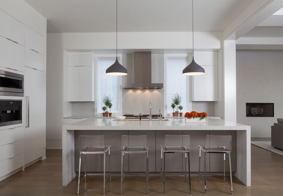 Kichen for a Contemporary Kitchen with a Caesarstone and Lakeview by Rhs Interiors + Design