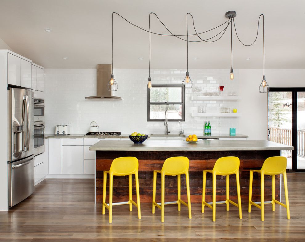 Kichen for a Contemporary Kitchen with a Pendant Lights and Modern Remodel by Mindful Designs, Inc.