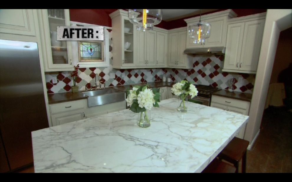 Kitchen Crashers for a Traditional Kitchen with a Blown Glass and Renovated Kitchen in Kitchen Crashers by Niche Modern