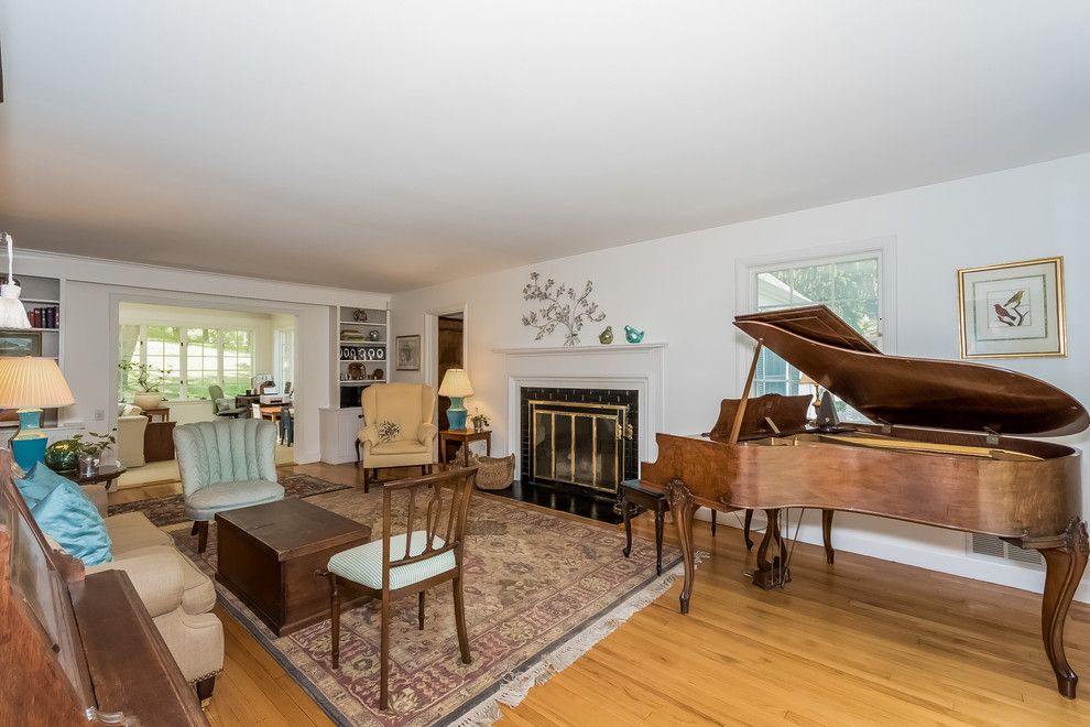 Klaffs for a Traditional Living Room with a Greenhouse and 22 Silver Brook Road, Westport, Ct by Jillian Klaff Homes