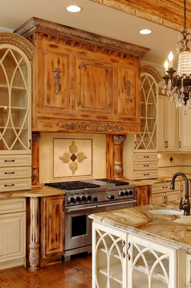 Knotty Alder Cabinets for a Traditional Kitchen with a Faucet and Kitchen Remodel #4   Rockville Md by Ferguson Bath, Kitchen & Lighting Gallery