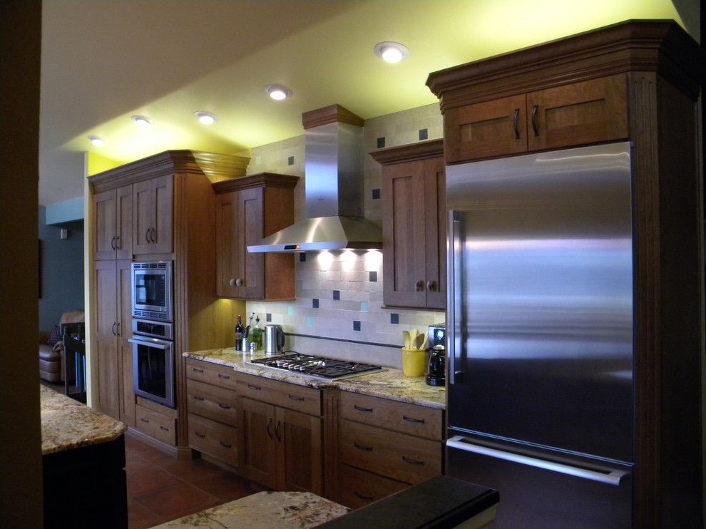 Koch Cabinets for a Contemporary Kitchen with a Koch Cabinets and Asleson Kitchen Remodel, Colorado Springs by Rjl Designs Llc