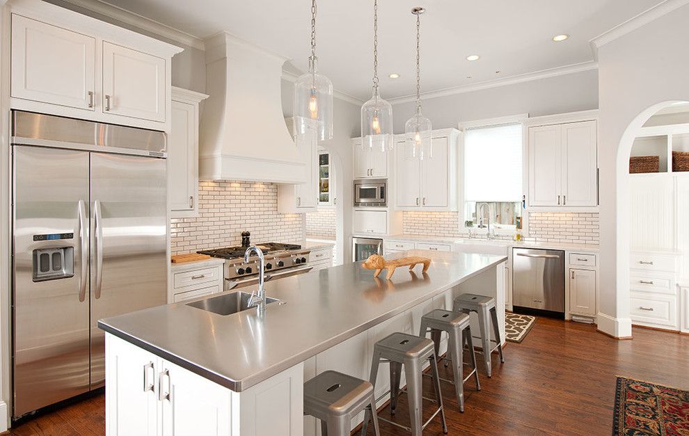 Kodiak Steel Homes for a Contemporary Kitchen with a Recessed Lighting and Kitchens by Holland Rogers Company, Llc