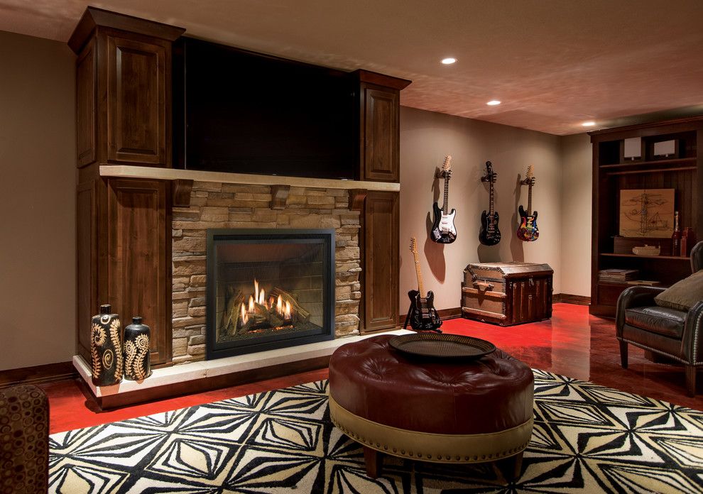 Kozy Heat for a Eclectic Family Room with a Warm and Direct Vent Fireplces by Kozy Heat Fireplaces