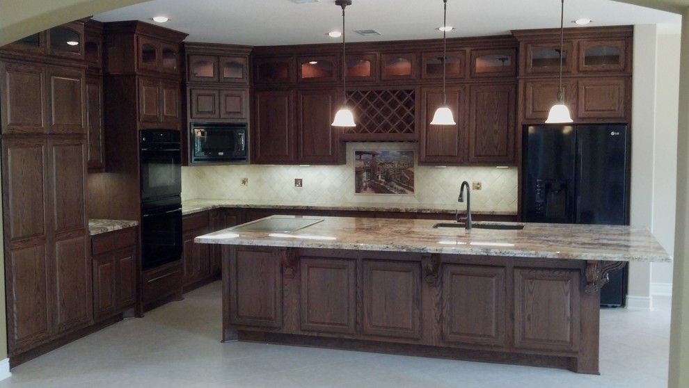 Kurk Homes for a Traditional Kitchen with a Granite and Kitchens by Kurk Homes