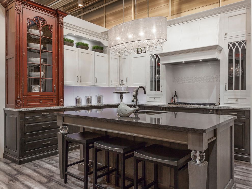 Kuzco for a Traditional Kitchen with a Traditional and Kbis 2013   Transitional Display by Elmwood Fine Custom Cabinetry