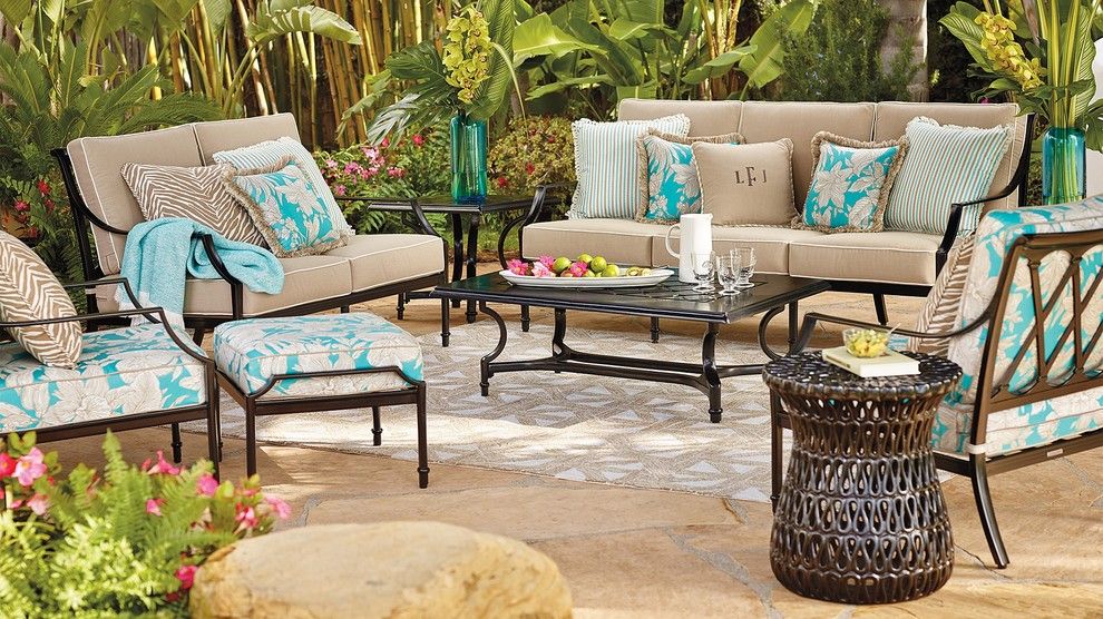 Lacy Bella Designs for a Eclectic Patio with a Eclectic and Outdoor 2015 by Frontgate