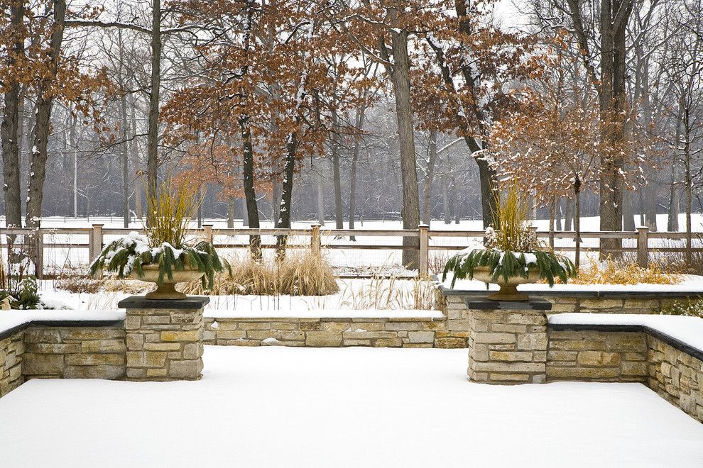 Lakeland Yard and Garden for a  Landscape with a Snow and Glencoe Residence Winter 3 by the Garden Consultants, Inc.