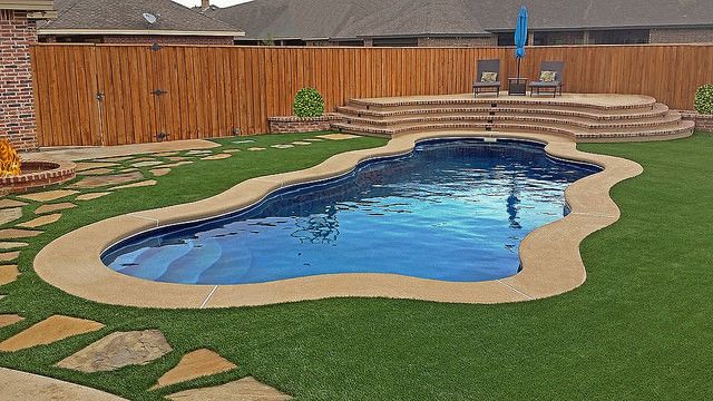 Latham Pool Products for a Modern Spaces with a Backyard and Dealer Favorites by Latham Pool Products Inc.