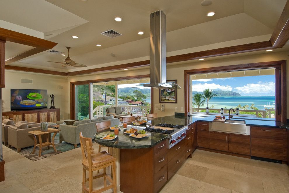 Lg Viatera for a Tropical Kitchen with a Kitchen Cabinets and Kitchen & Bathroom Remodel Hawaii by Ferguson Bath, Kitchen & Lighting Gallery