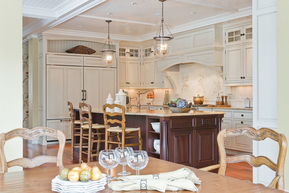 Lightingdirect.com for a Traditional Kitchen with a Pendant Lighting and Sudbury Kitchen by Venegas and Company