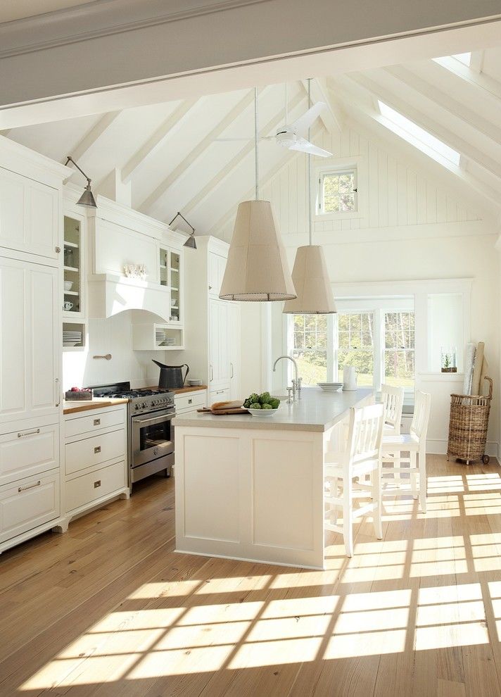 Longleaf Lumber for a Beach Style Kitchen with a Beach Style and Concord Green Home by Zeroenergy Design