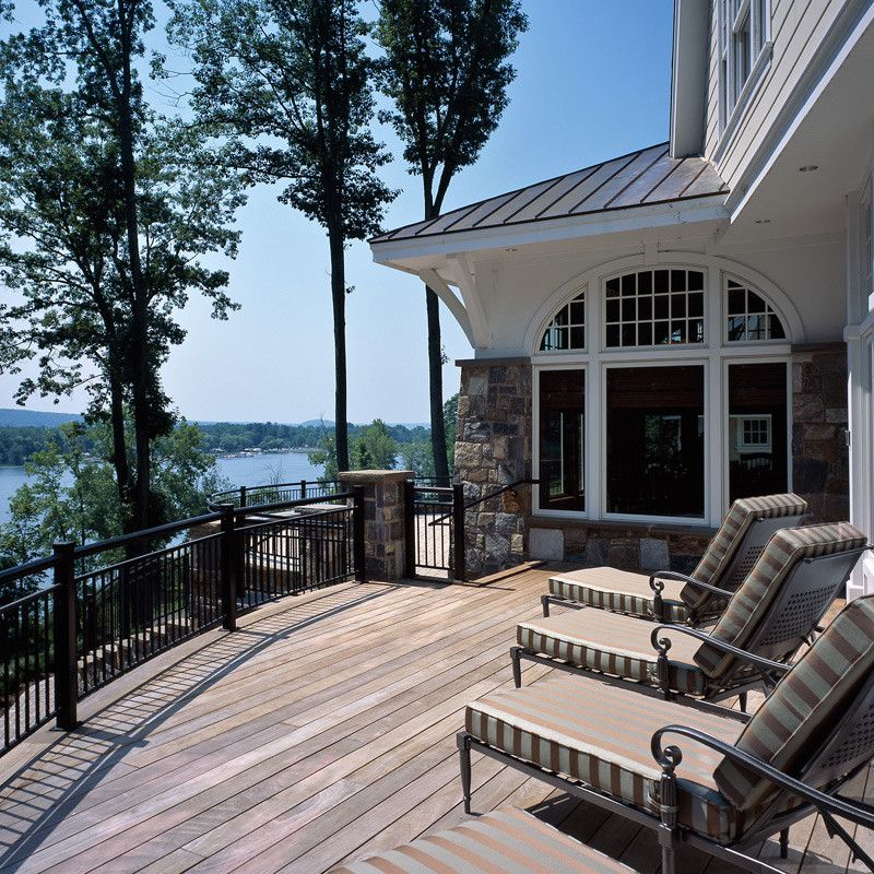 Lotts Furniture for a Traditional Deck with a Deck and Extras by Belmonte Builders