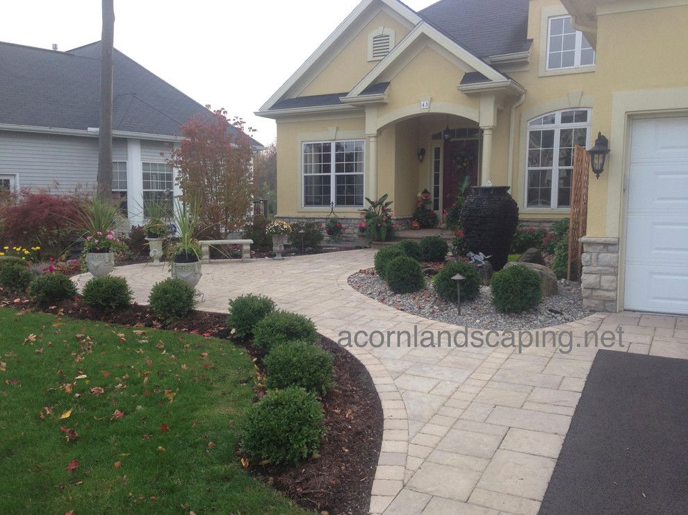 Lowes Albany Ny for a Traditional Landscape with a Victor Ny and Front Yard Landscape Designs, Ideas, Plantings, Walkways, Installations, Plants by Acorn Ponds & Waterfalls