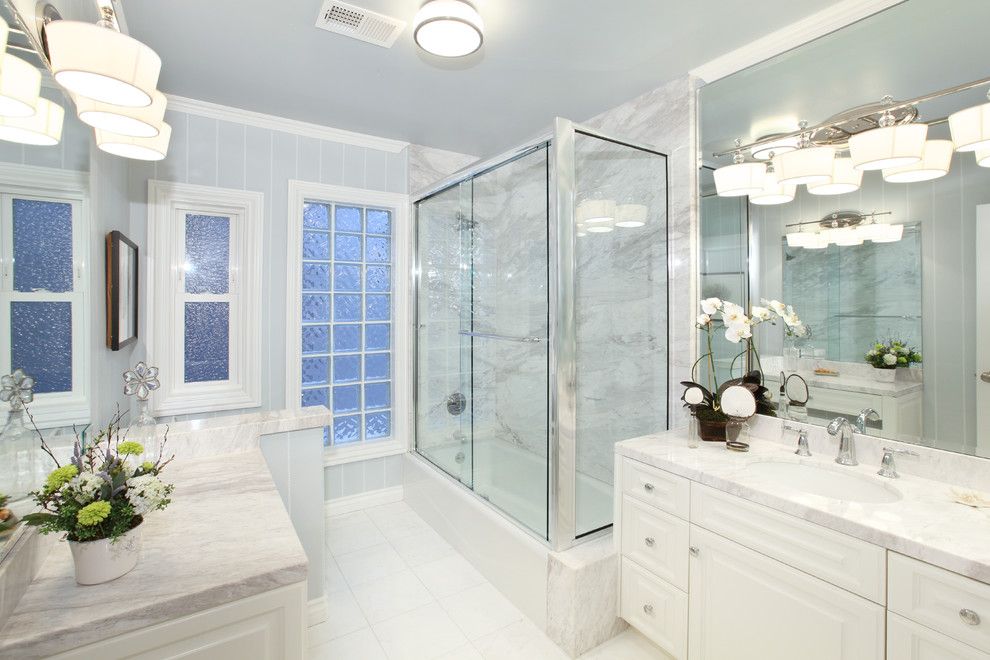 Lowes Bathroom for a  Bathroom with a Bathroom Lighting and Bathrooms by V.i.photography & Design