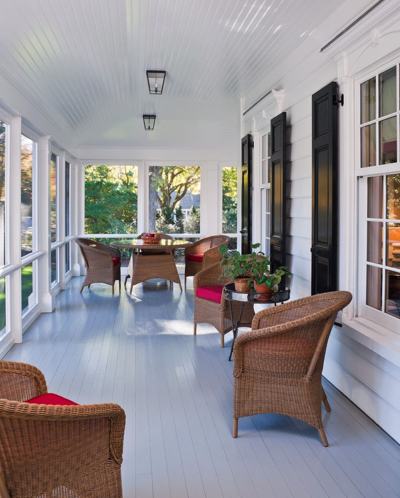 Lowes Bloomfield Ct for a Traditional Porch with a Ceiling Lights and New House   Fairfield, Ct by Peter Zimmerman Architects