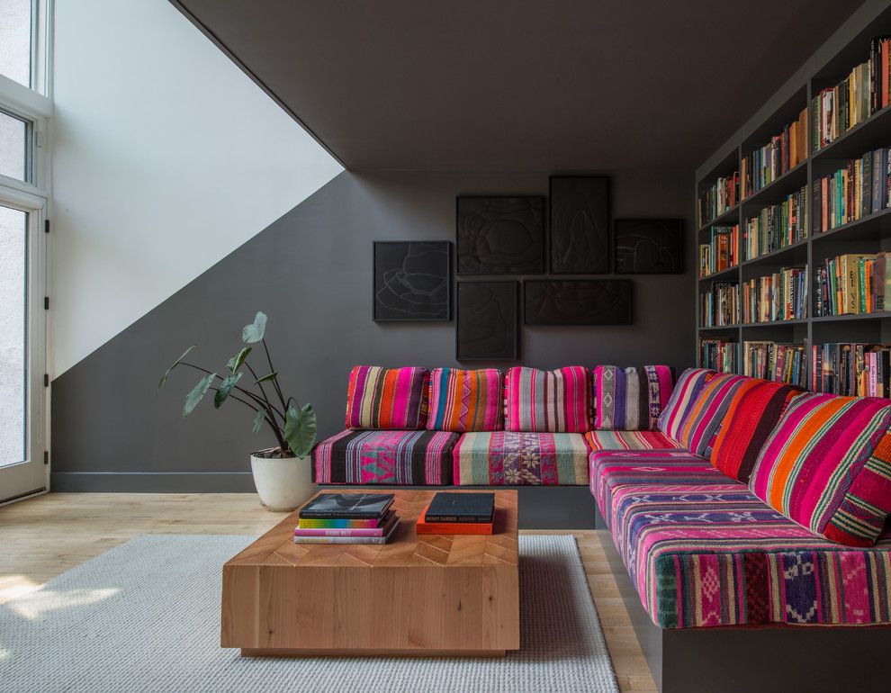 Lowes Brooklyn for a Contemporary Living Room with a Wood Floors and Brooklyn Brownstone by Jessica Helgerson Interior Design