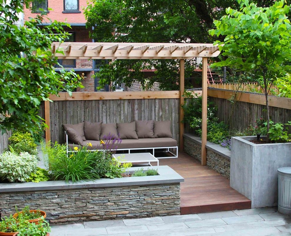 Lowes Brooklyn for a Traditional Deck with a New York Landscape Design and Boerum Hill Garden by Outside Space Nyc Landscape Design