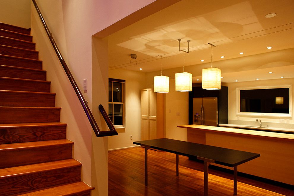 Lowes Charlottesville for a Modern Dining Room with a Built in Butcher Block and Country Store by Jim Rounsevell Architect