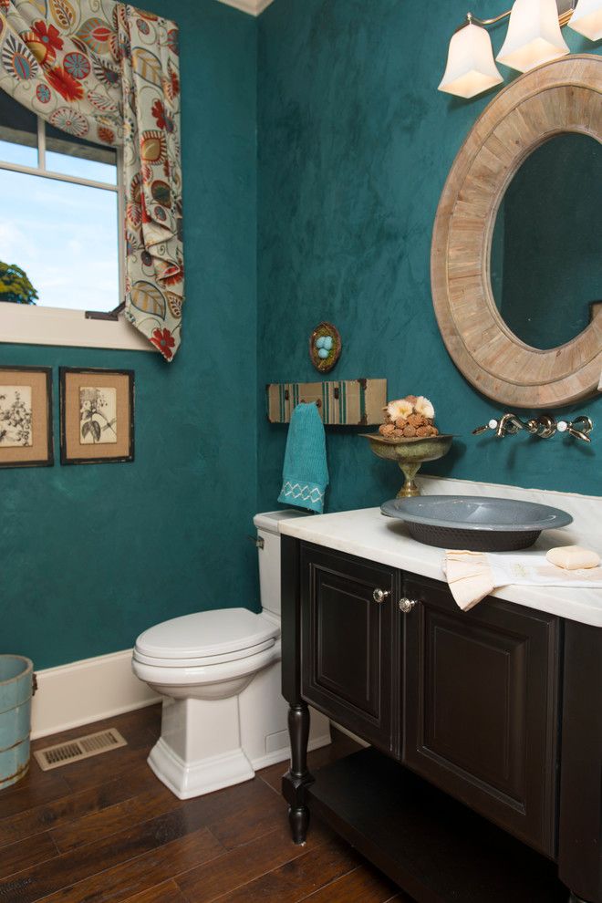 Lowes Conway Sc for a Rustic Powder Room with a Toccoa and 2013 Southern Living Custom Builder Showcase Home by Dillard Jones Builders, Llc