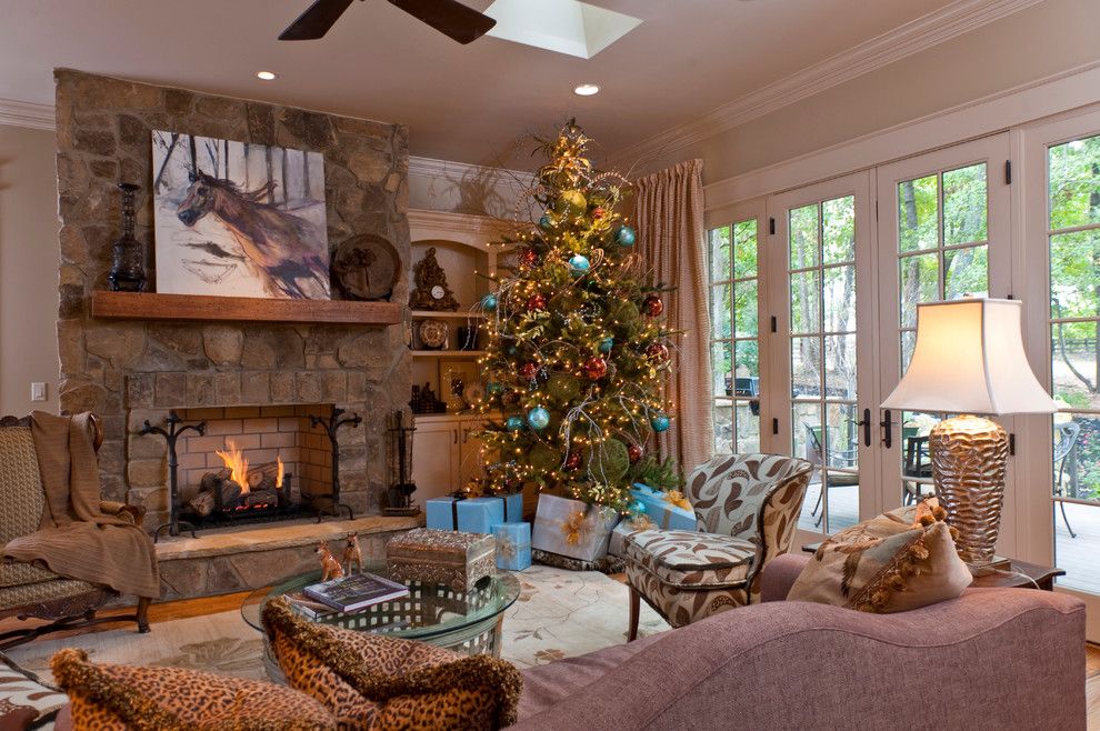 Lowes Conway Sc for a Traditional Living Room with a Christmas Tree and 2010 Southern Living Showcase Home by Dillard Jones Builders, Llc