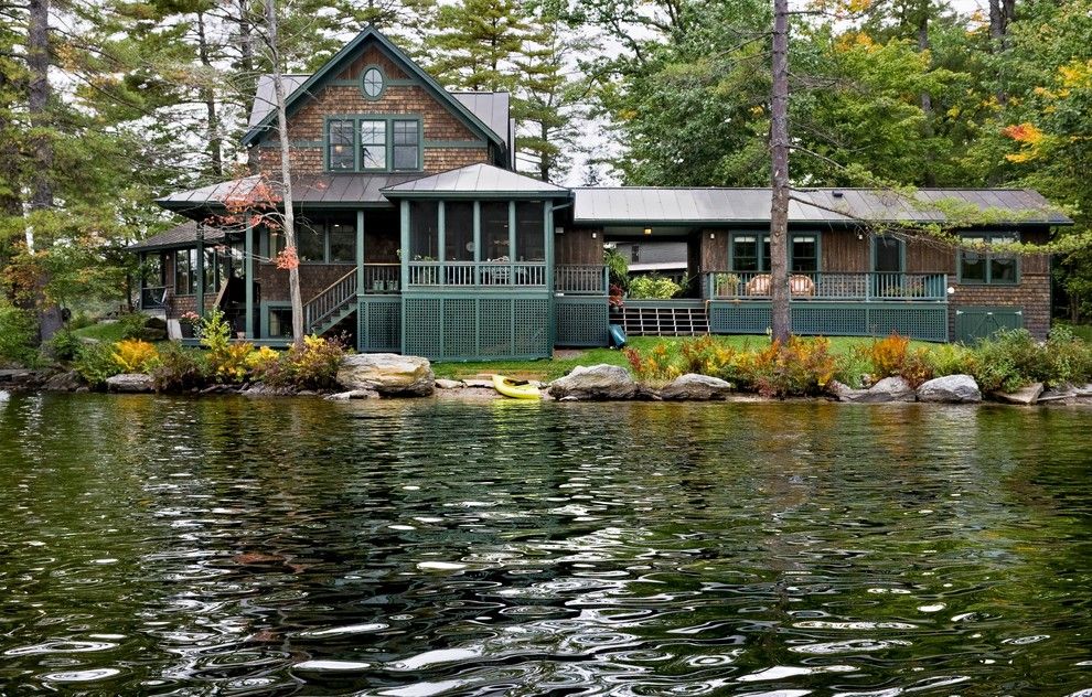 Lowes Crossville Tn for a Rustic Exterior with a Cabin and Lake House by Smith & Vansant Architects Pc