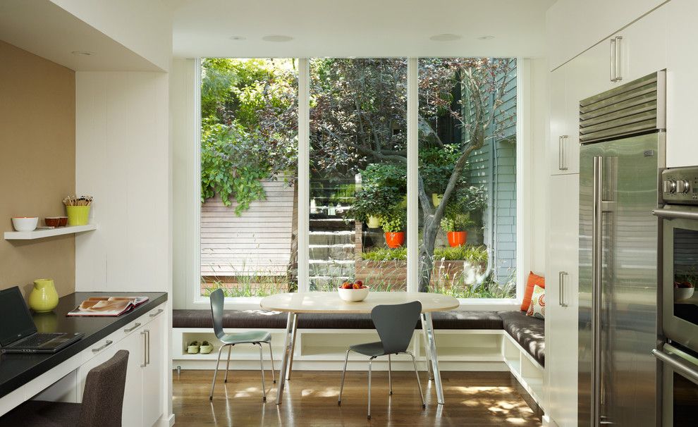 Lowes Enterprise Al for a Transitional Kitchen with a Neutral Colors and Cary Bernstein Architect Potrero House by Cary Bernstein Architect