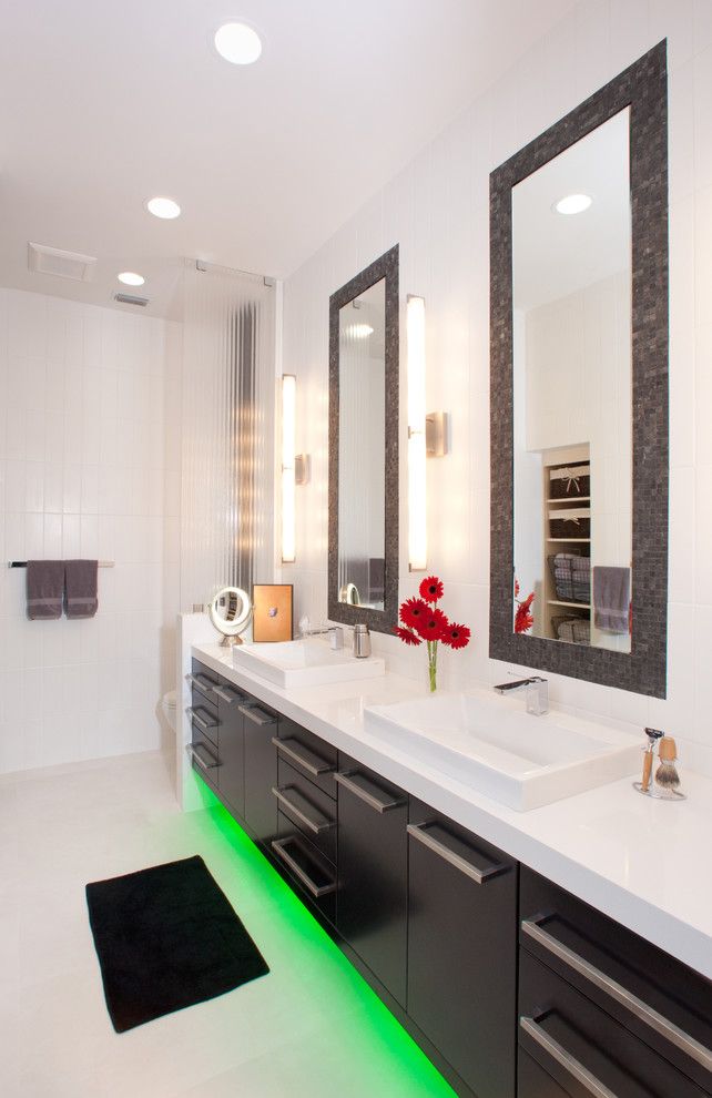 Lowes Gainesville for a Contemporary Bathroom with a Wall Lighting and Gainesville by Busby Cabinets