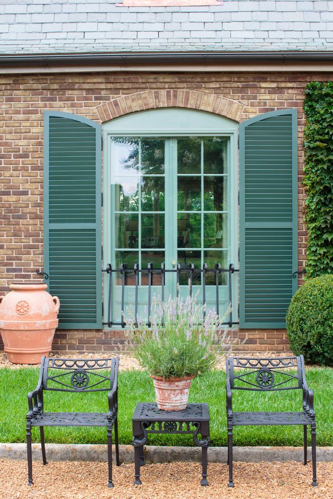 Lowes Hendersonville Tn for a Mediterranean Patio with a Black Metal Patio Chairs and Casa Real // Knoxville, Tn for Todd Richesin Interiors by Finch Photo