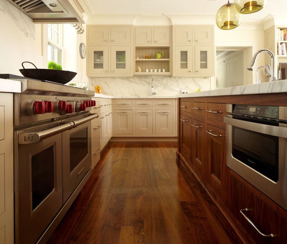 Lowes Kitchen Designer for a Transitional Kitchen with a Window Bench and Greenwich Residence by Leap Architecture