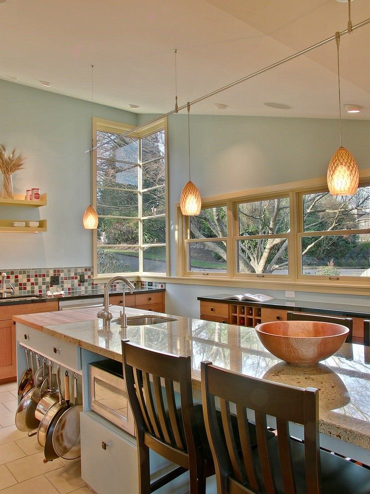 Lowes Lansing Mi for a Contemporary Kitchen with a Microwave Shelf and Weyand Residence by Neiman Taber Architects