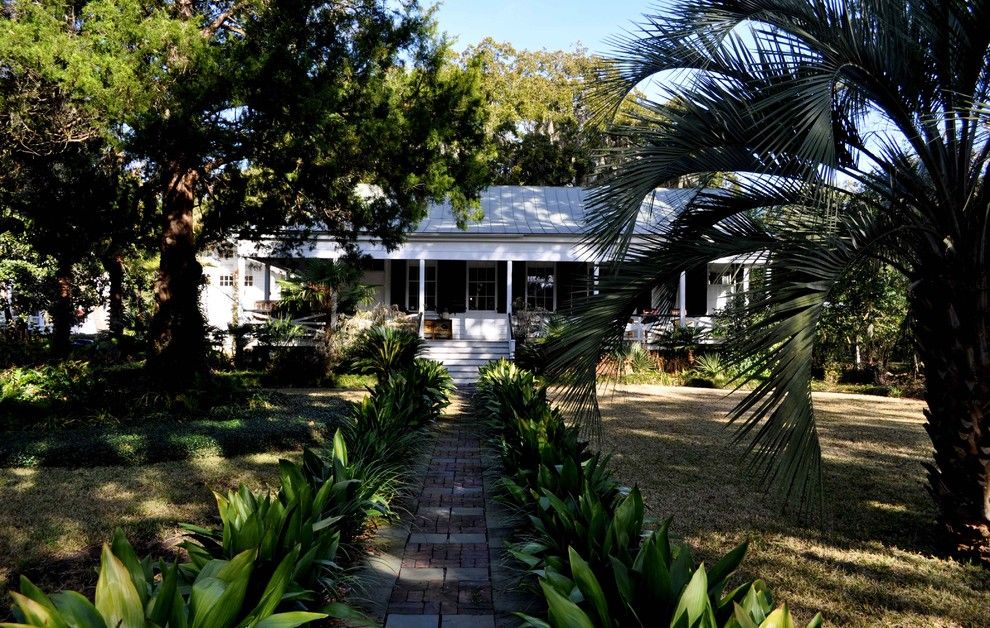 Lowes Metairie for a Tropical Landscape with a Grass and Robbins Garden by Frederick + Frederick Architects