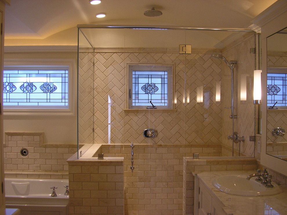 Lowes Oceanside for a Traditional Bathroom with a Traditional and Oceanside Master Bath by Design Moe Kitchen & Bath / Heather Moe Designer