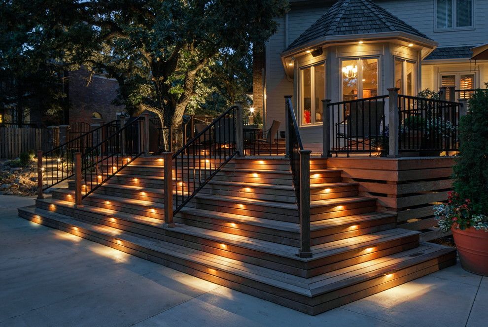 Lowes Omaha for a Traditional Patio with a Safety Lighting and Private Residence by Andrew J Coleman