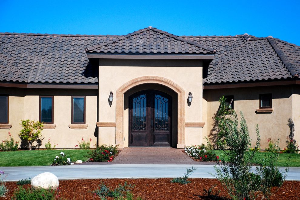 Lowes Paso Robles for a Mediterranean Exterior with a New Construction Design Paso Robles and Championship Way Mediterranean by Odenwald Construction Company