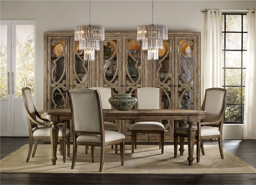 Lowes Paso Robles for a Traditional Dining Room with a Light Wood and Hooker Furniture Solana Collection by Seldens Furniture