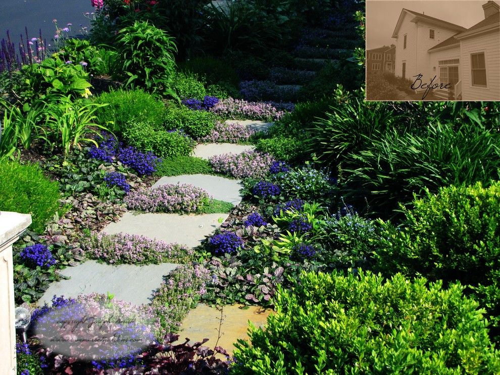 Lowes Paterson Nj for a Traditional Landscape with a Gravel Walkways and Garden Path by Summerset Gardens/joe Weuste