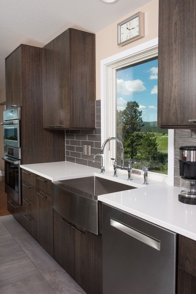 Lowes Rapid City Sd for a Contemporary Kitchen with a Gray Backsplash and Rapid City Contemporary Kitchen Remodel by Kitchen and Bath Showcase   Rapid City, Sd