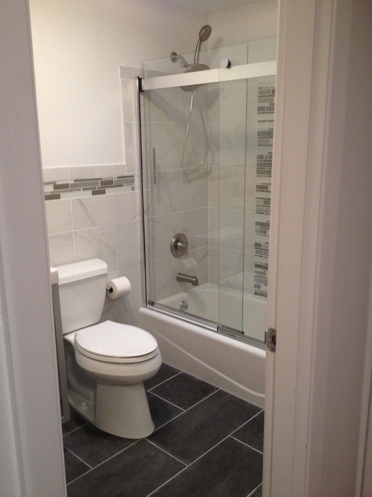 Lowes Seekonk for a Modern Spaces with a Remodel and Modern Bathroom by Lowes of Seekonk, Ma